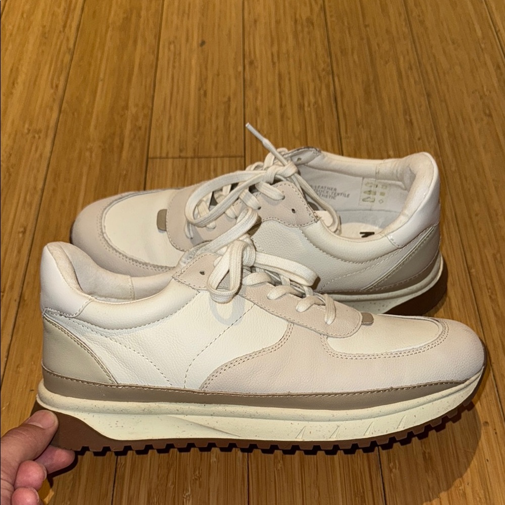 Madewell Kickoff Trainer Sneakers in Neutral Colorblock Leather